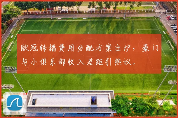 欧冠转播费用分配方案出炉，豪门与小俱乐部收入差距引热议。